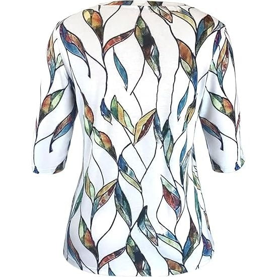 Women’s casual three-quarter sleeve shirt