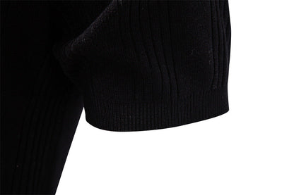 Breathable Knit Polo Shirt