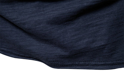 Men’s Solid Slub Cotton V-Neck T-Shirt