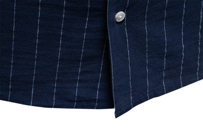 Vertical Stripe Short Shirt