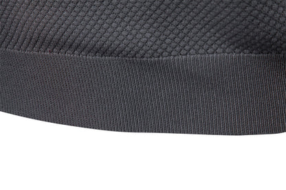 Men’s Textured Knit Polo Shirt