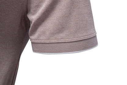 Men’s Zip Collar Polo Shirt