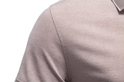 Men’s Zip Collar Polo Shirt