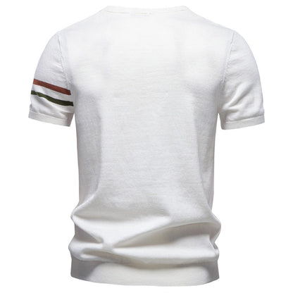 Men’s Cotton Crew Neck Knit T-Shirt
