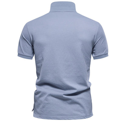 Men’s Gradient Print Polo Shirt