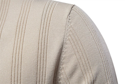 Textured Stripe Polo Shirt