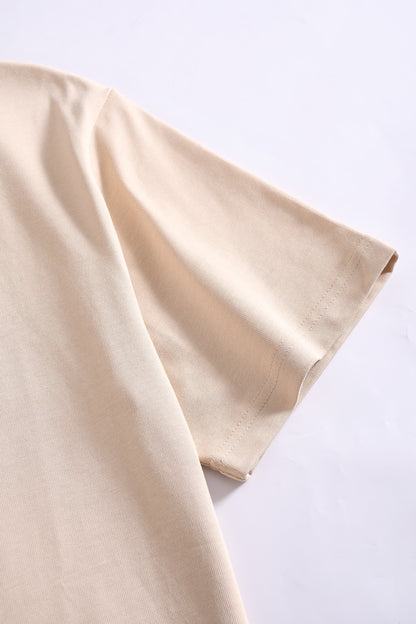 New Heavyweight Drop-Shoulder Cotton T-Shirt