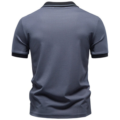 Men’s Classic Contrast Collar Polo Shirt