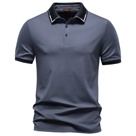 Men’s Classic Contrast Collar Polo Shirt