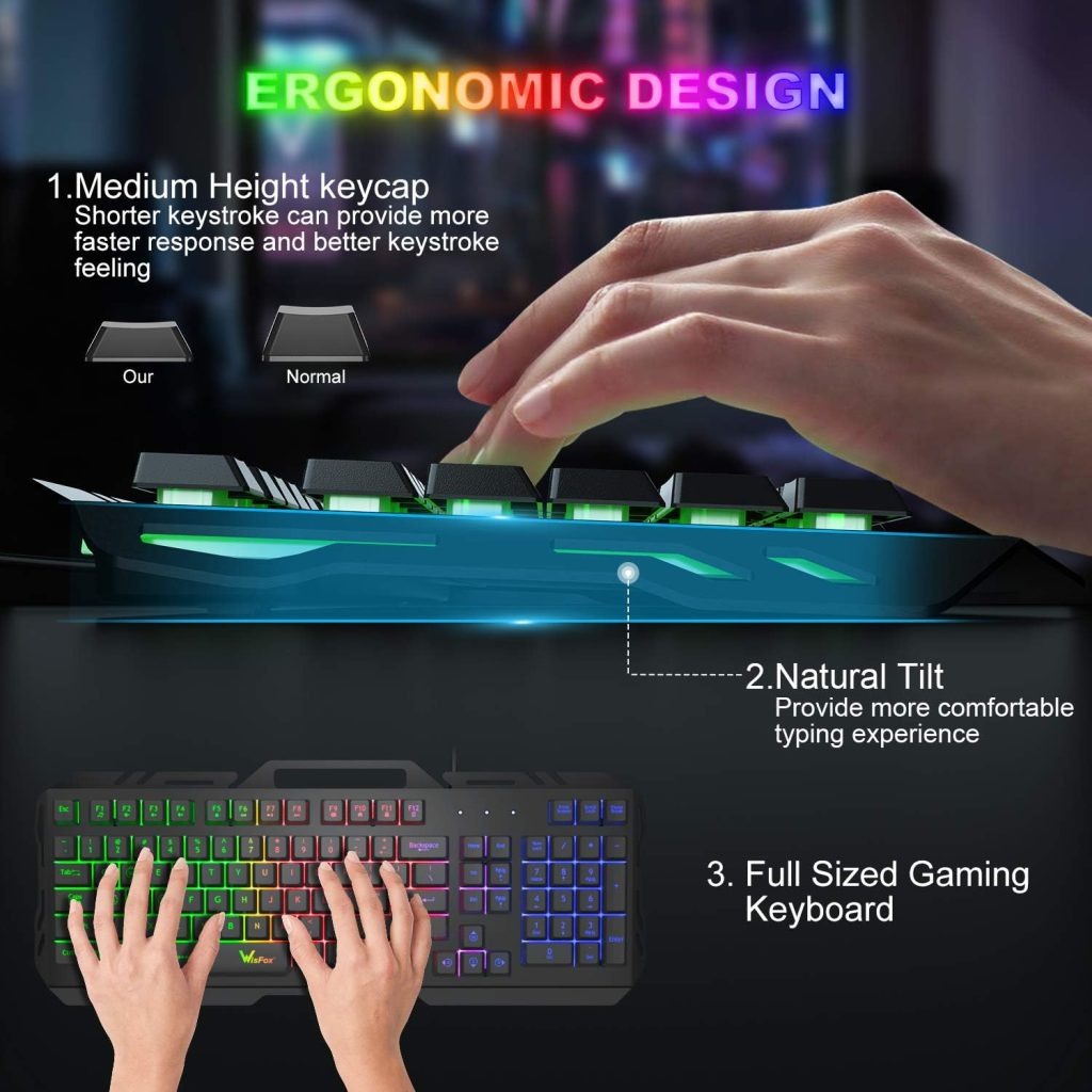 Waterproof Wired Gaming Keyboard