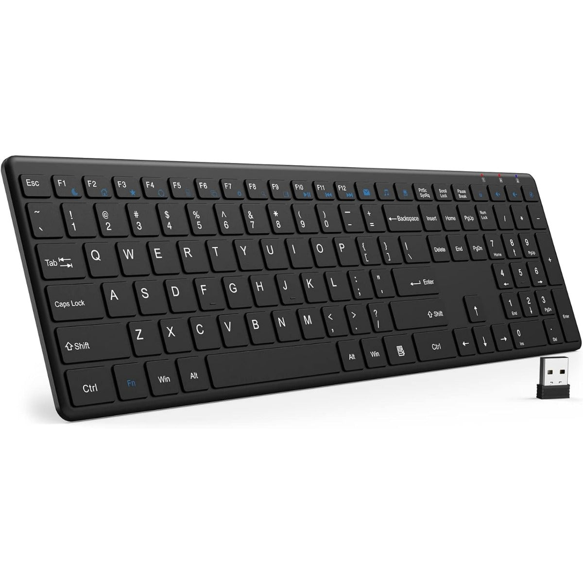 Ultra-Thin Full-Size 2.4G Wireless Keyboard