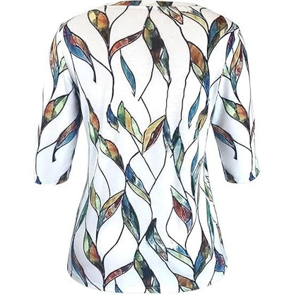 Women’s casual three-quarter sleeve shirt